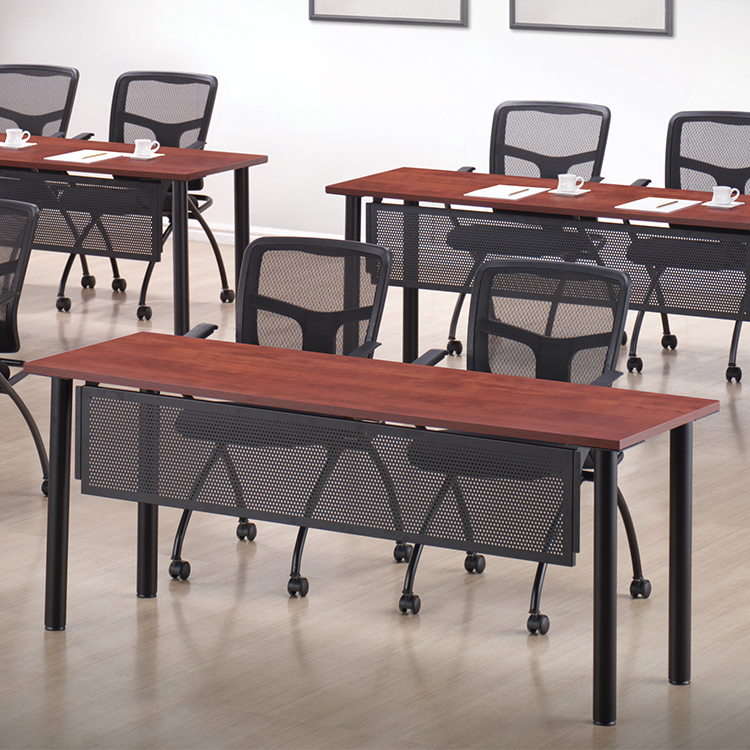 6ft x 36in Post Leg Training Table with Modesty Panel by PBD Furniture