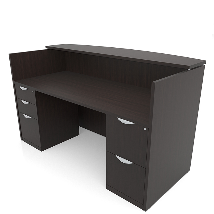 Double Pedestal Reception Desk  by PBD Furniture