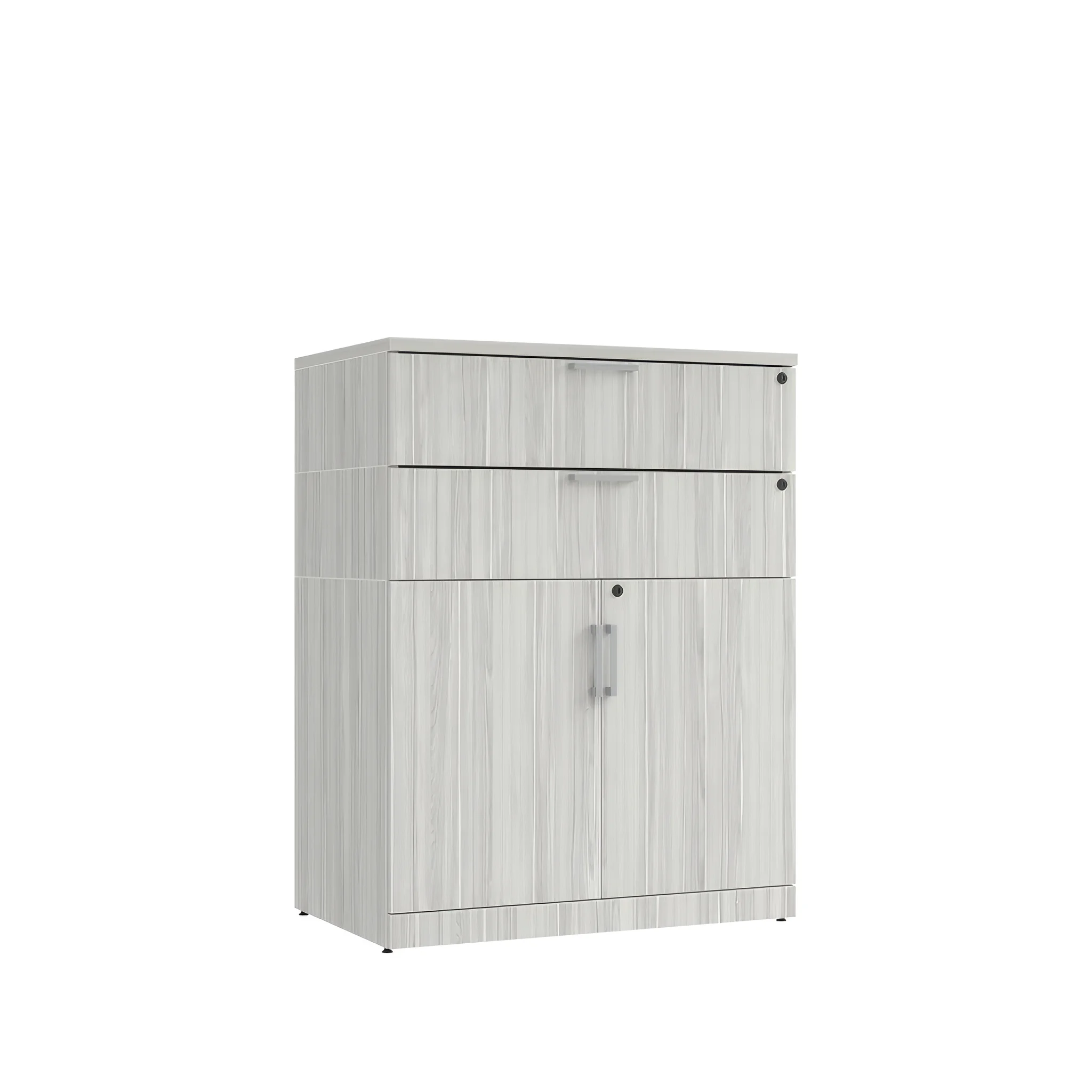 Wood Door Storage Cabinet with Double Stack Drawer by PBD Furniture