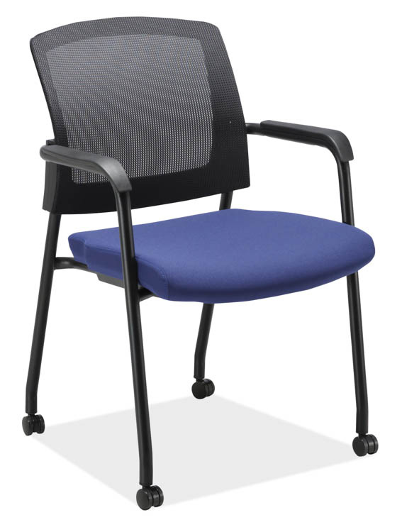 Micro Side Chair with Casters by Office Source Office Furniture