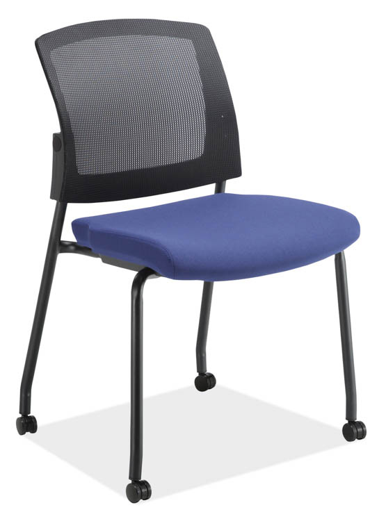 Armless Micro Side Chair with Casters by PBD Furniture