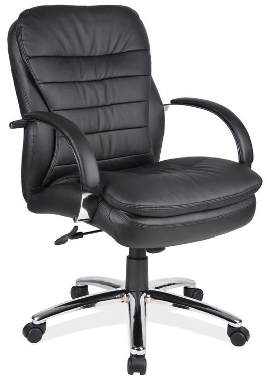 Executive Mid Back Chair with Chrome Frame by Office Source Office Furniture