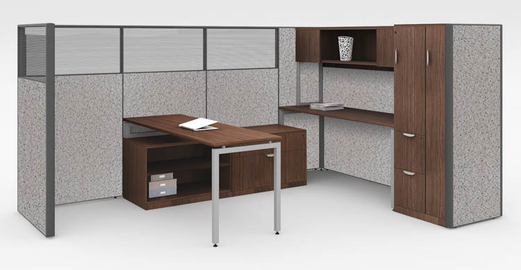 Workstation with Storage by PBD Furniture