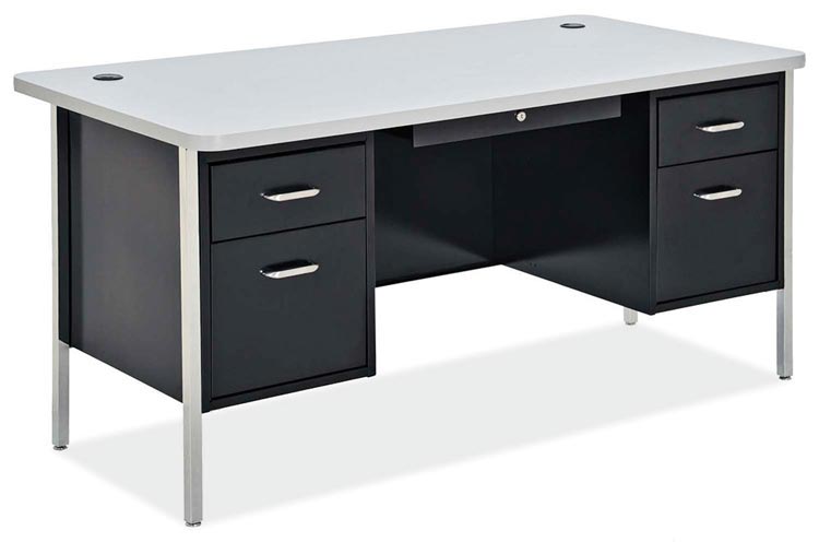 60" x 30" Steel Teachers Desk by Office Source Office Furniture