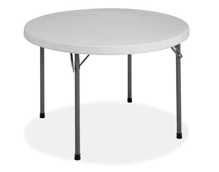 60" Round Blow Mold Folding Table by Office Source Office Furniture