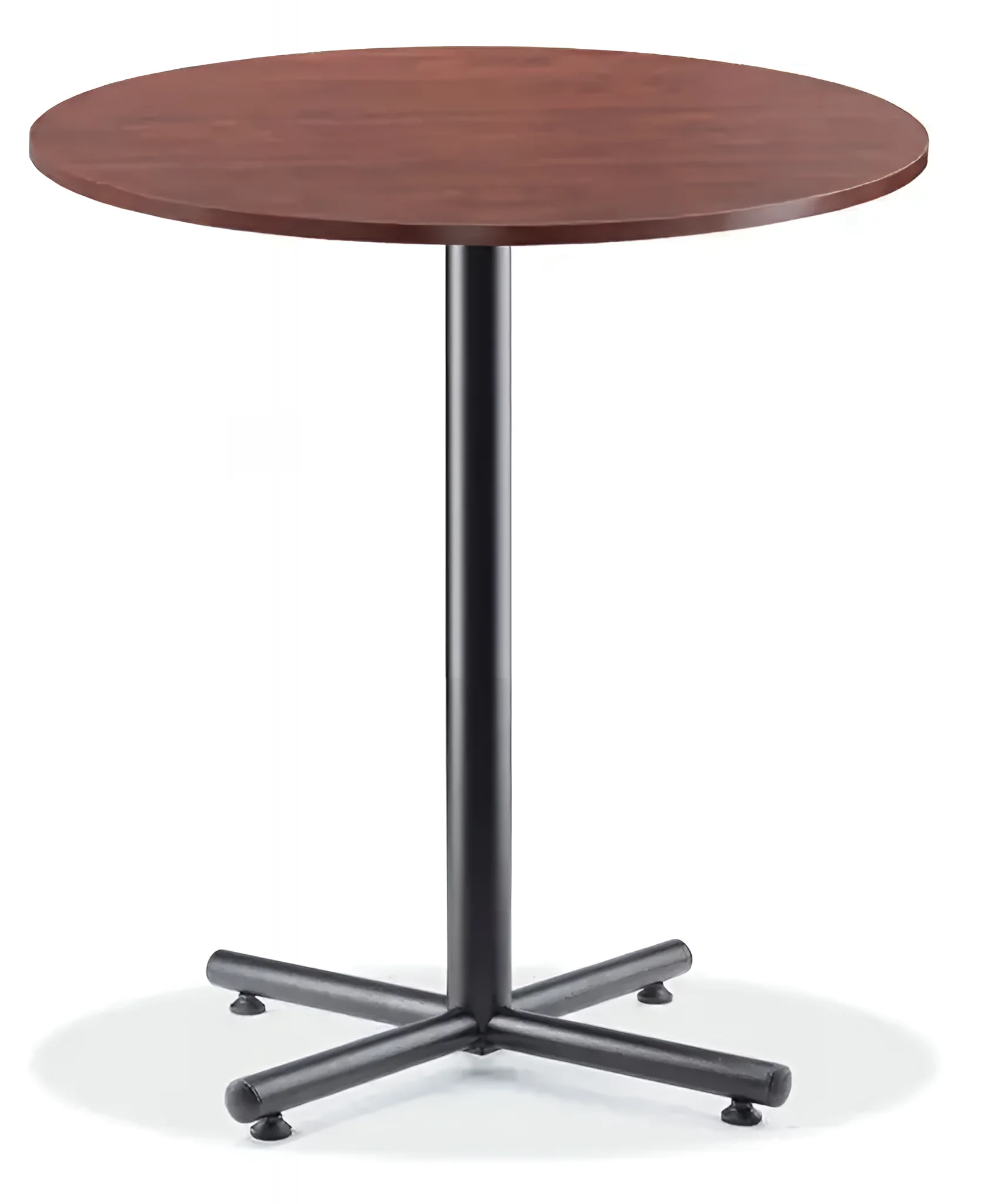 Cafeteria Table 36in Round with Black Base Standard Height by PBD Furniture