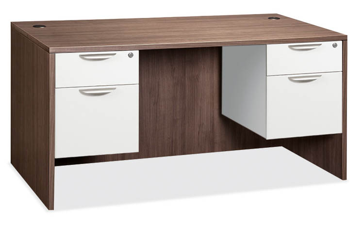 60" Double Pedestal Desk by Office Source Office Furniture