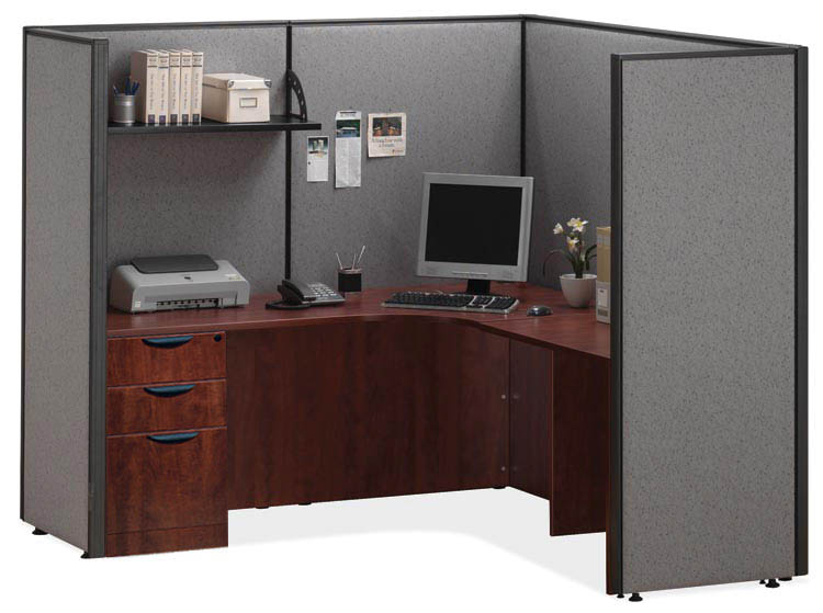 L Shaped Workstation by Office Source