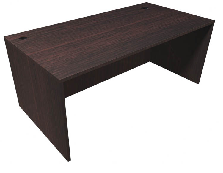 72in x 36in Desk Shell by PBD Furniture