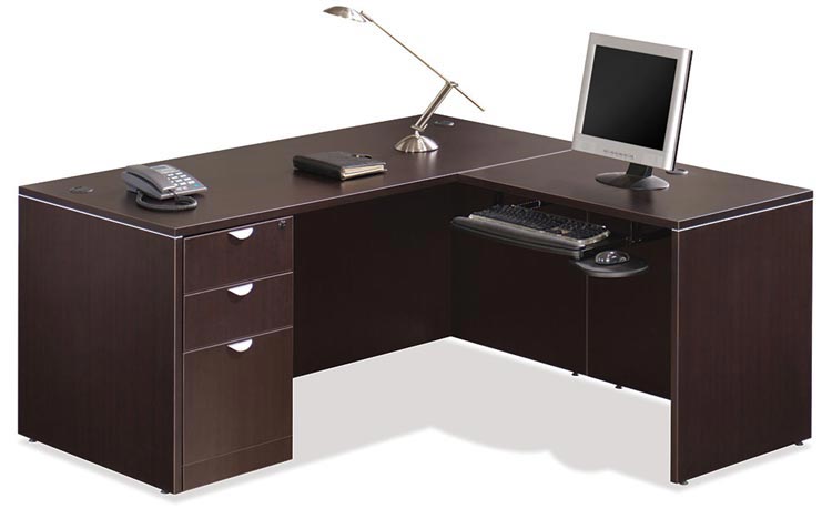 66" x 65" L Shaped Desk by Office Source Office Furniture