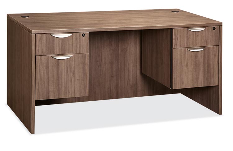 60" Double Pedestal Desk by Office Source Office Furniture