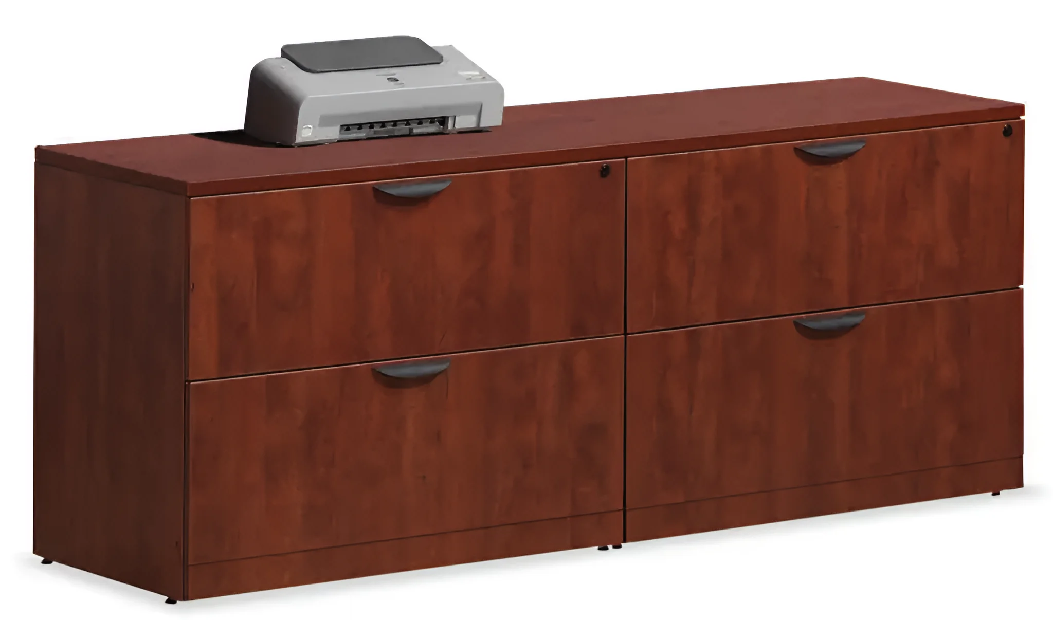 Double Lateral File Storage by PBD Furniture in Cherry