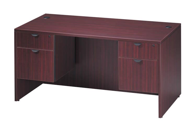 66" Double Pedestal Desk by Office Source Office Furniture