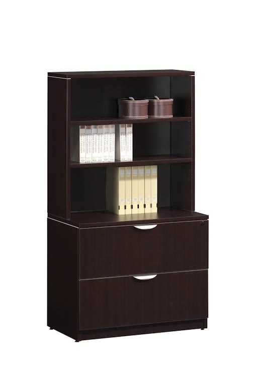 2 Drawer Lateral File with Hutch by Office Source Office Furniture