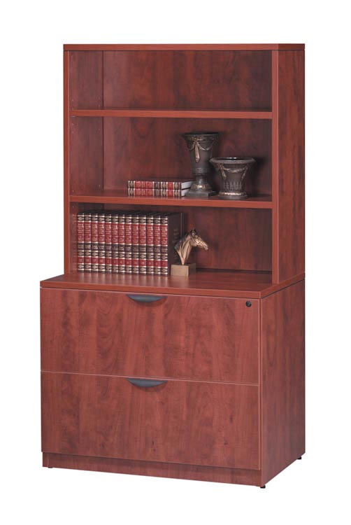 2 Drawer Lateral File with Hutch by PBD Furniture