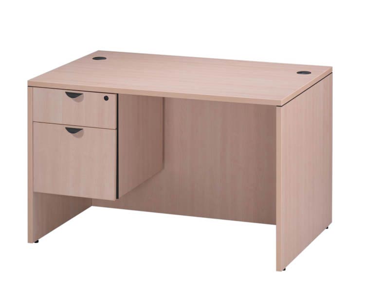 48" x 30" Single Pedestal Desk by Office Source Office Furniture