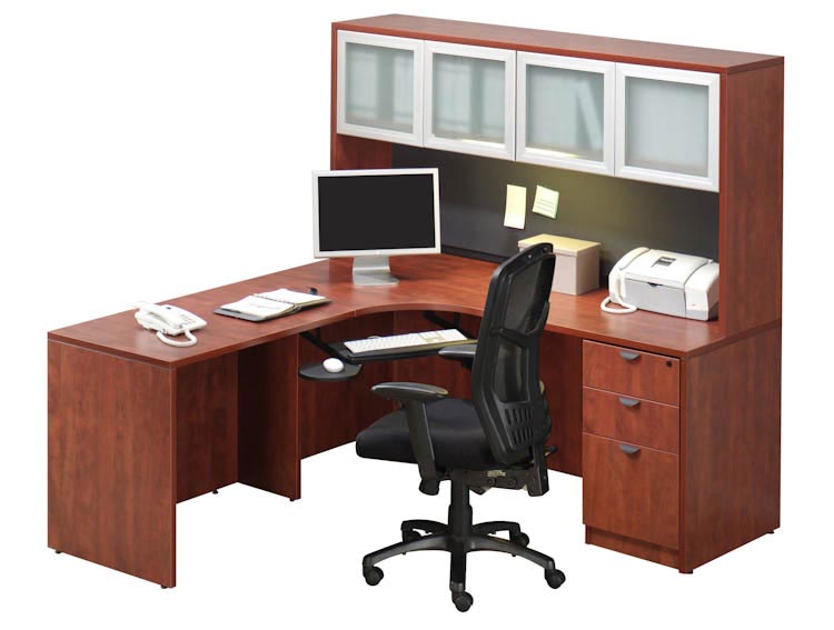 Corner Desk with Hutch by Office Source Office Furniture