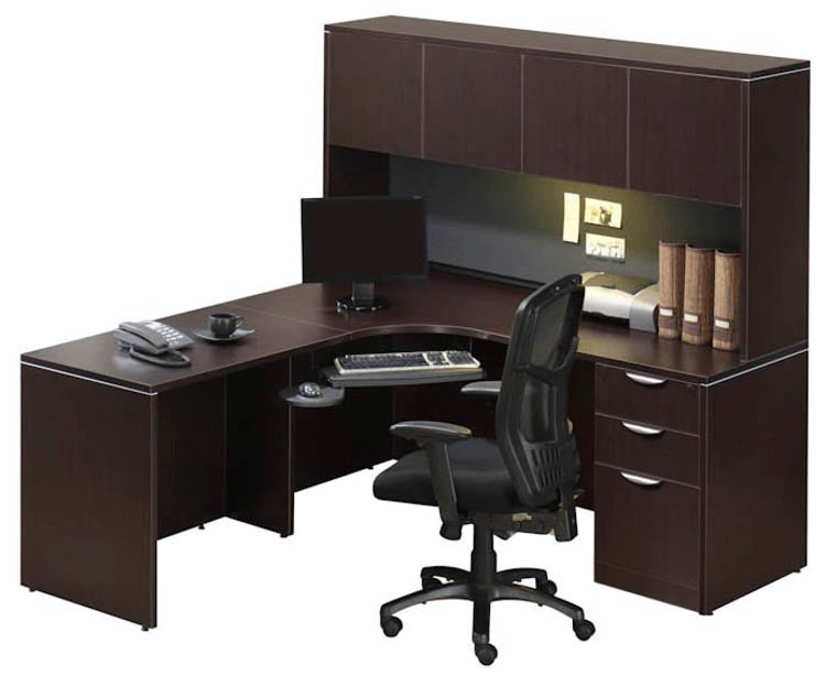 Corner Desk with Hutch by Office Source Office Furniture