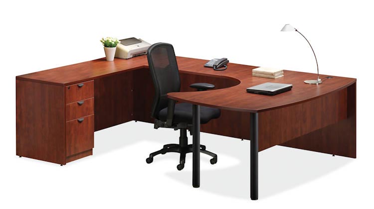 Arc Top U Shaped Desk by Office Source Office Furniture