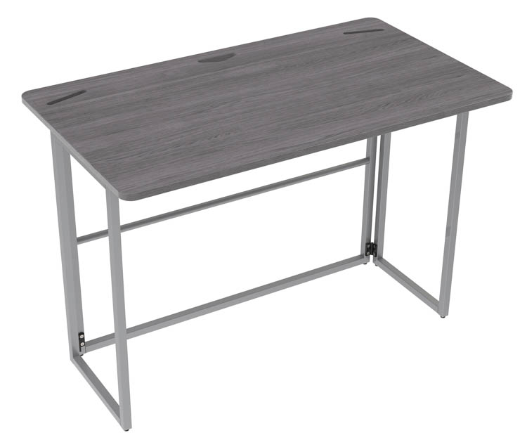 Folding Desk with Silver Frame by Office Source