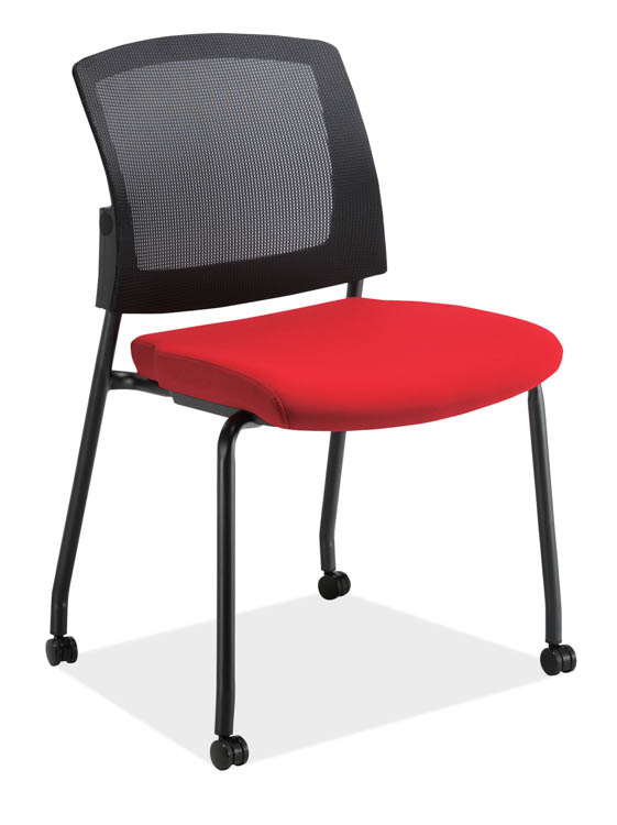 Armless Micro Side Chair with Casters by PBD Furniture