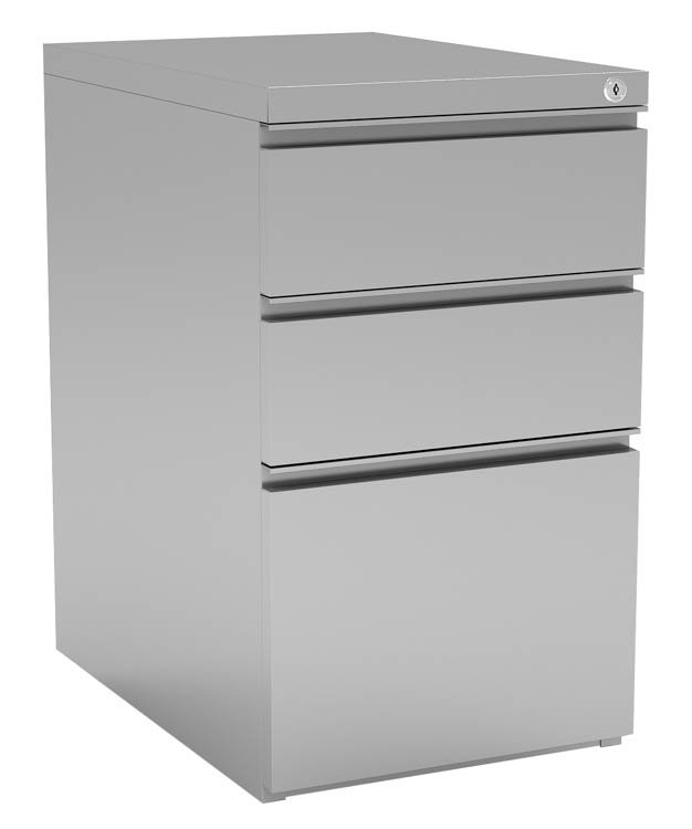 Metal 3 Drawer Pedestal by PBD Furniture