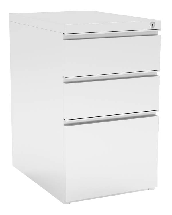 Metal 3 Drawer Pedestal by PBD Furniture