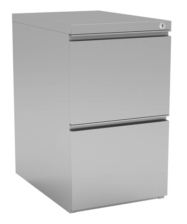 2 Drawer Ã‚Â File File Metal Pedestal by PBD Furniture