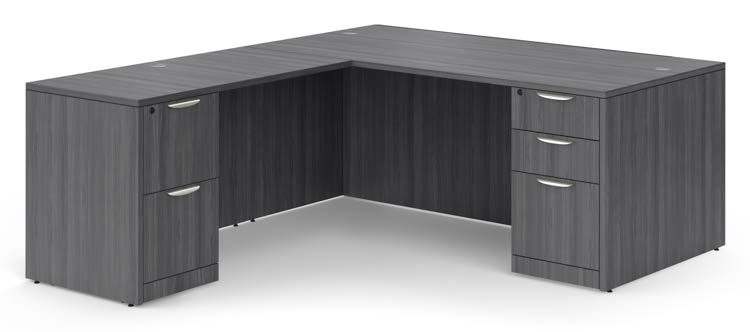 72in x 84in L-Shaped Desk by PBD Furniture