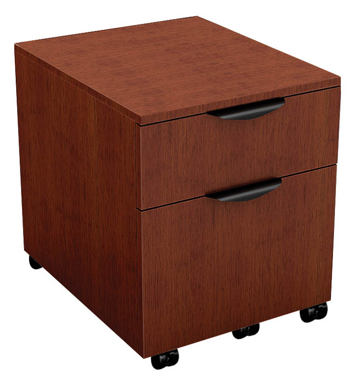 2 Drawer Low Mobile Box File Pedestal by Office Source