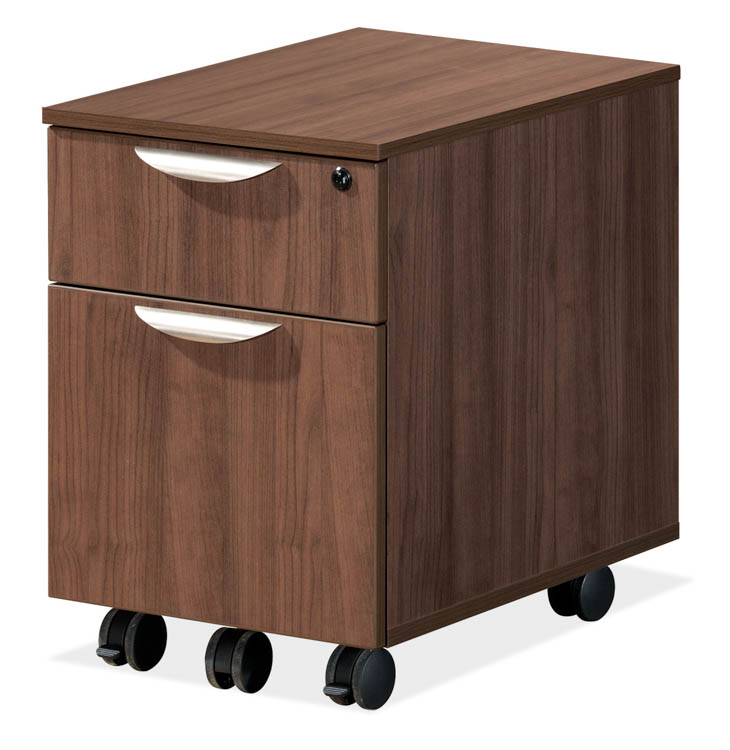 2 Drawer Low Mobile Box File Pedestal by PBD Furniture