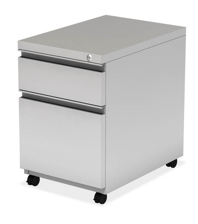 Metal 2 Drawer Mobile Pedestal by PBD Furniture