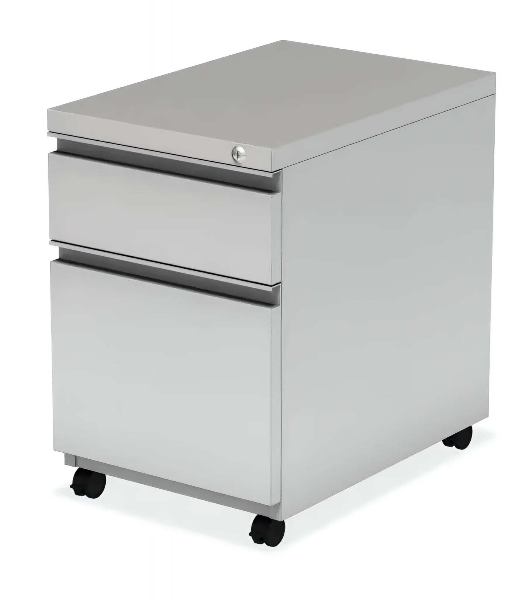 Mobile File Cabinet 15in W x 22in D x 22in H with 2 Drawers by PBD Furniture