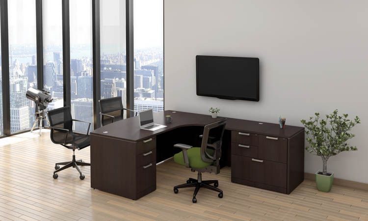 L Shaped Desk by Office Source Office Furniture