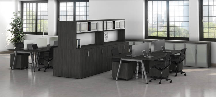 8 Person Workstations by PBD Furniture
