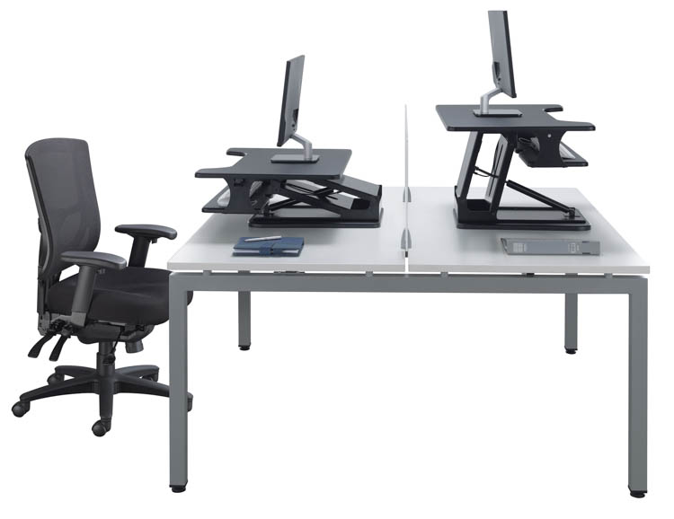 Double Desk Unit by Office Source Office Furniture