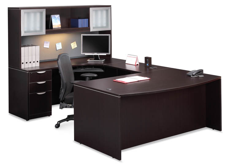 U Shaped Desk with Hutch by PBD Furniture