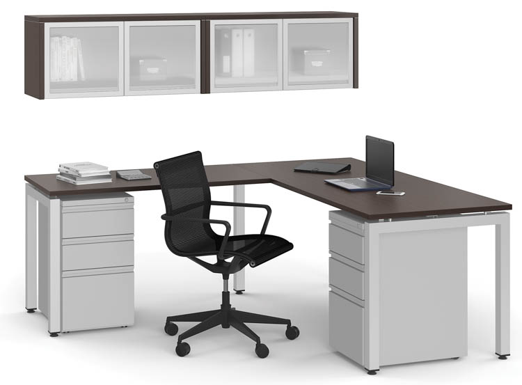 72in x 78in L Shaped Desk Set by PBD Furniture