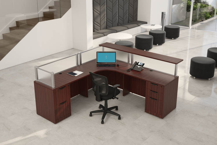 Borders ll Reception Desk Unit by PBD Furniture