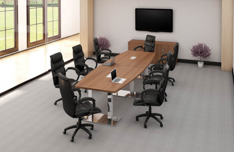 Conference Table with Additional Storage (Chairs not Included) by Office Source