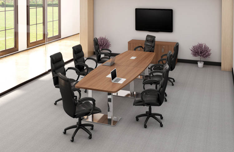 Conference Table with Additional Storage (Chairs not Included) by PBD Furniture