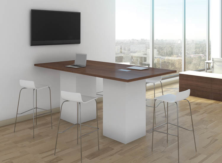 8ft Cafe Height Conference Table by PBD Furniture