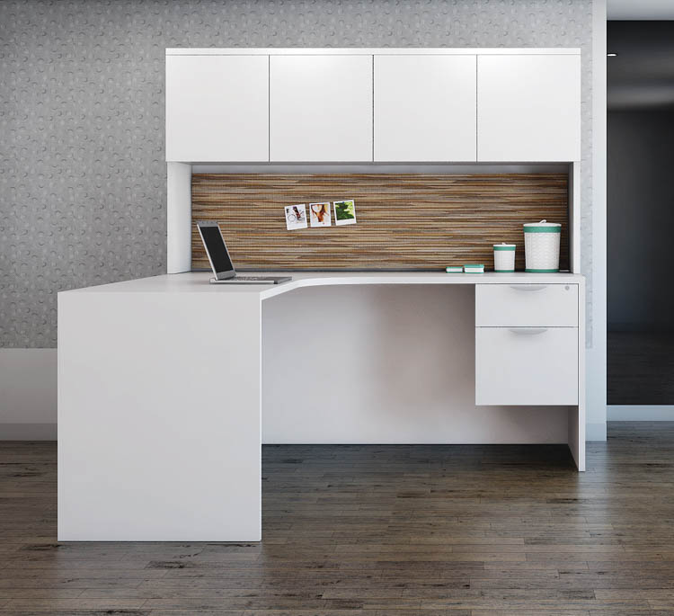 66in x 66in L Shaped Desk Unit by PBD Furniture