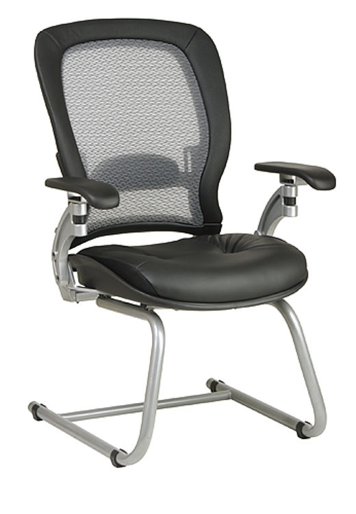 Professional Air Grid Back Visitors Chair by Office Star