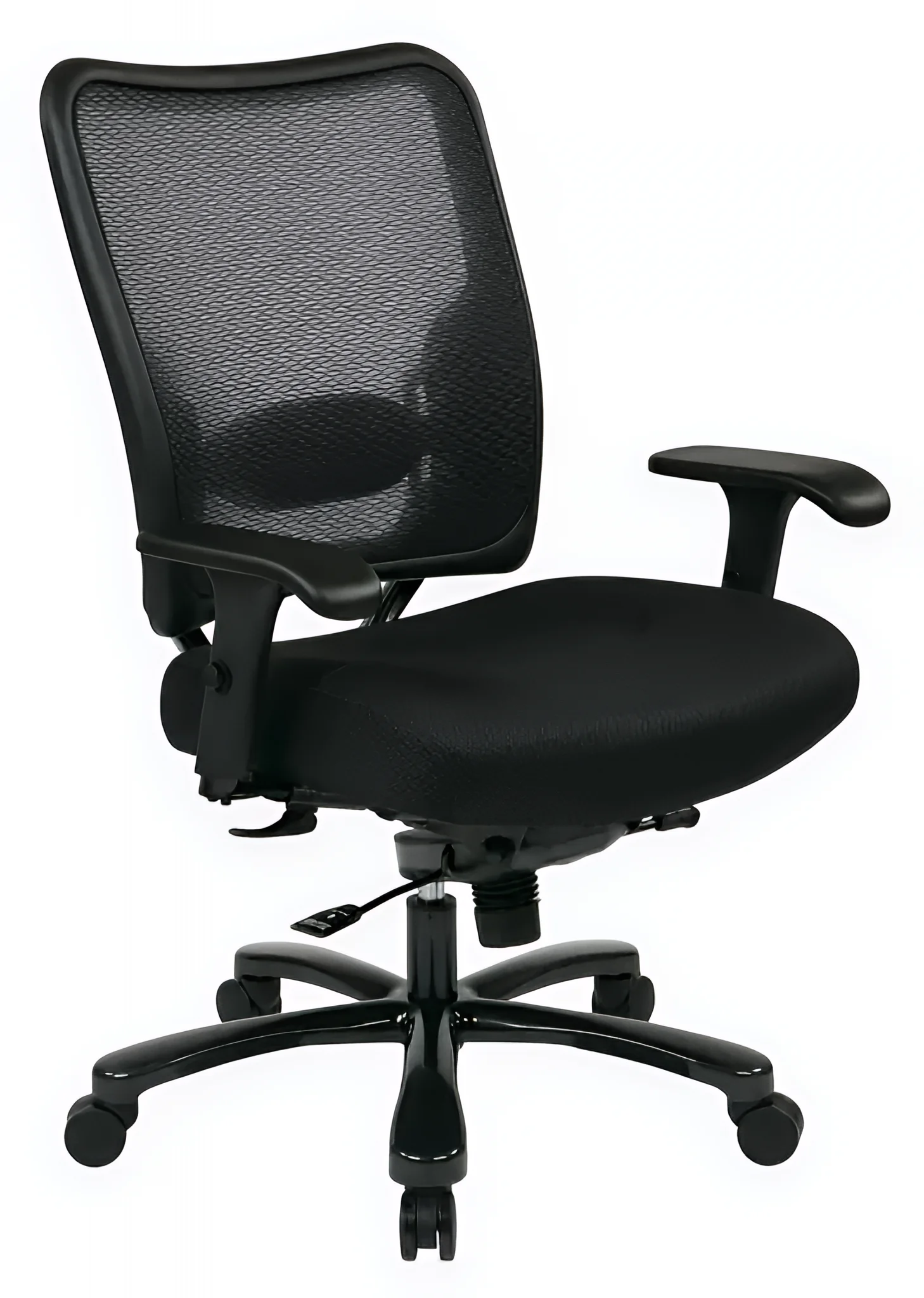 Big and Tall Task Chair with Air Grid Back and 400 lb Capacity by WFB Designs