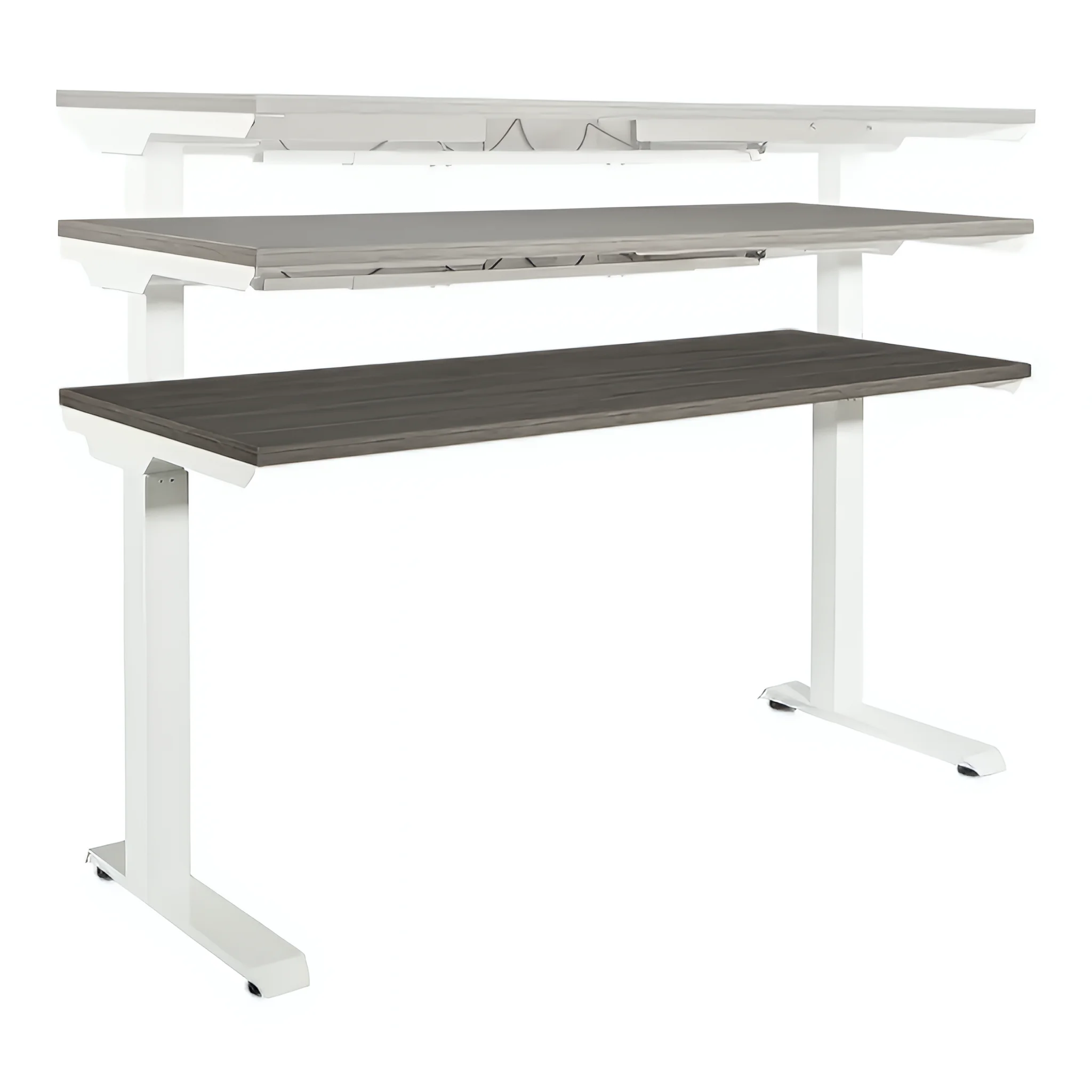 Sit Stand Desk 60in x 24in 2 Stage Motor by Office Star