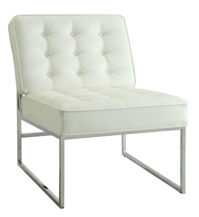 26 Wide Faux Leather Chair by WFB Designs