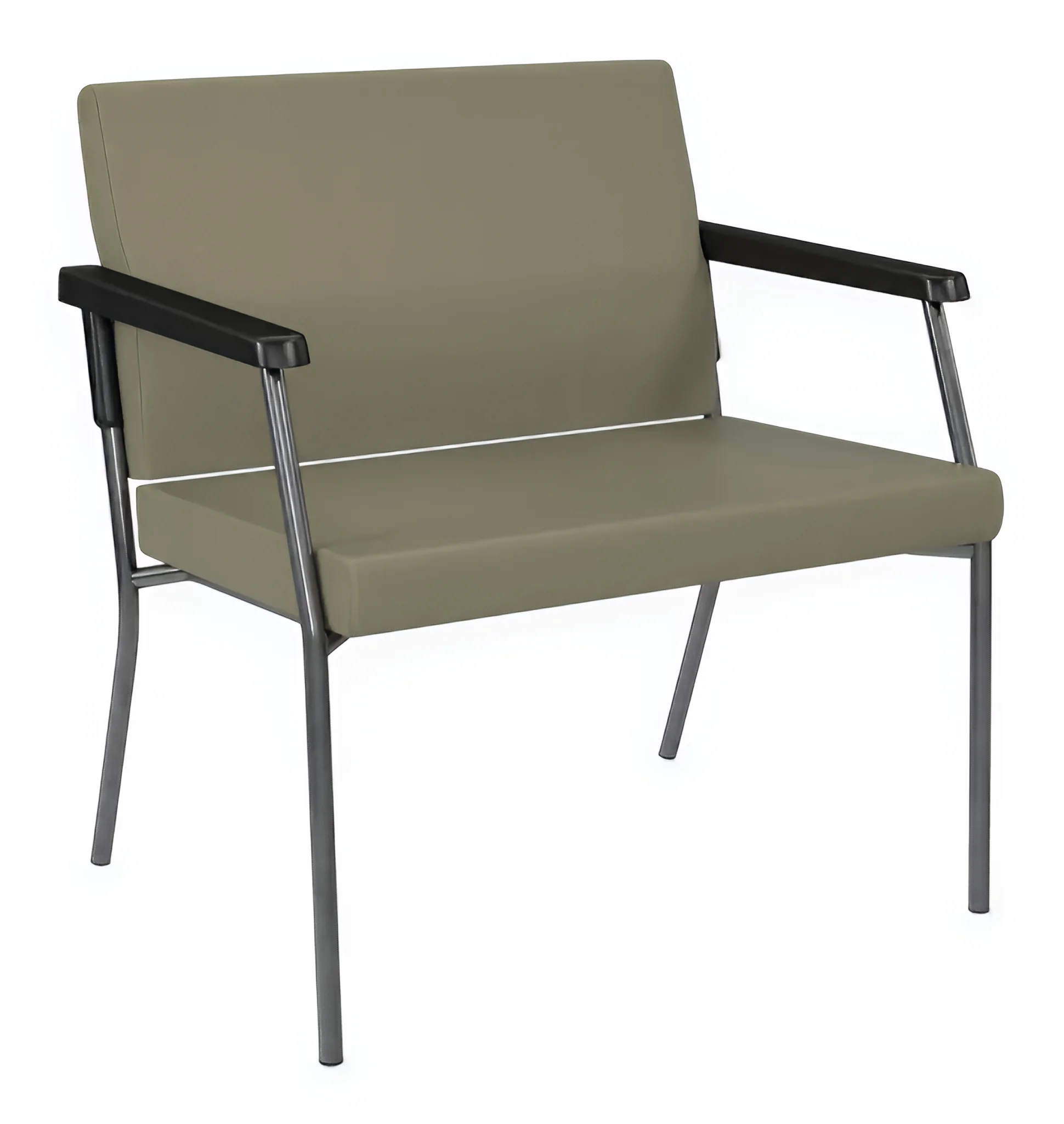 Big and Tall Guest Chair Polyurethane with 500 lb Capacity by WFB Designs