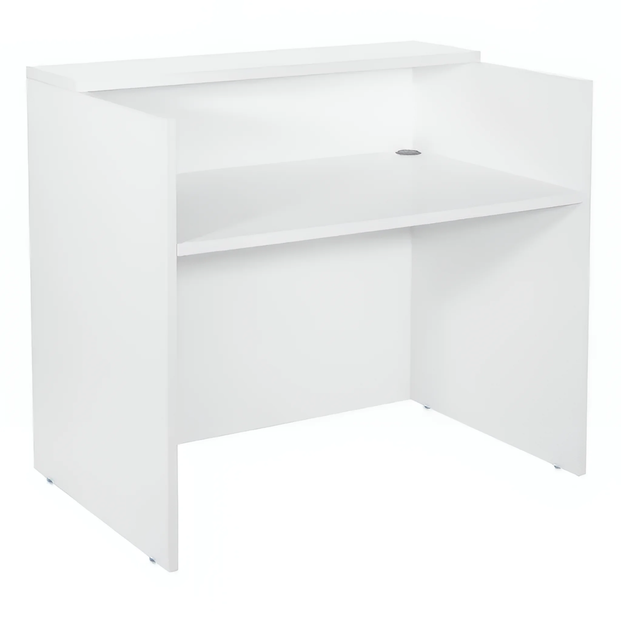 48in Reception Desk Shell by WFB Designs in White