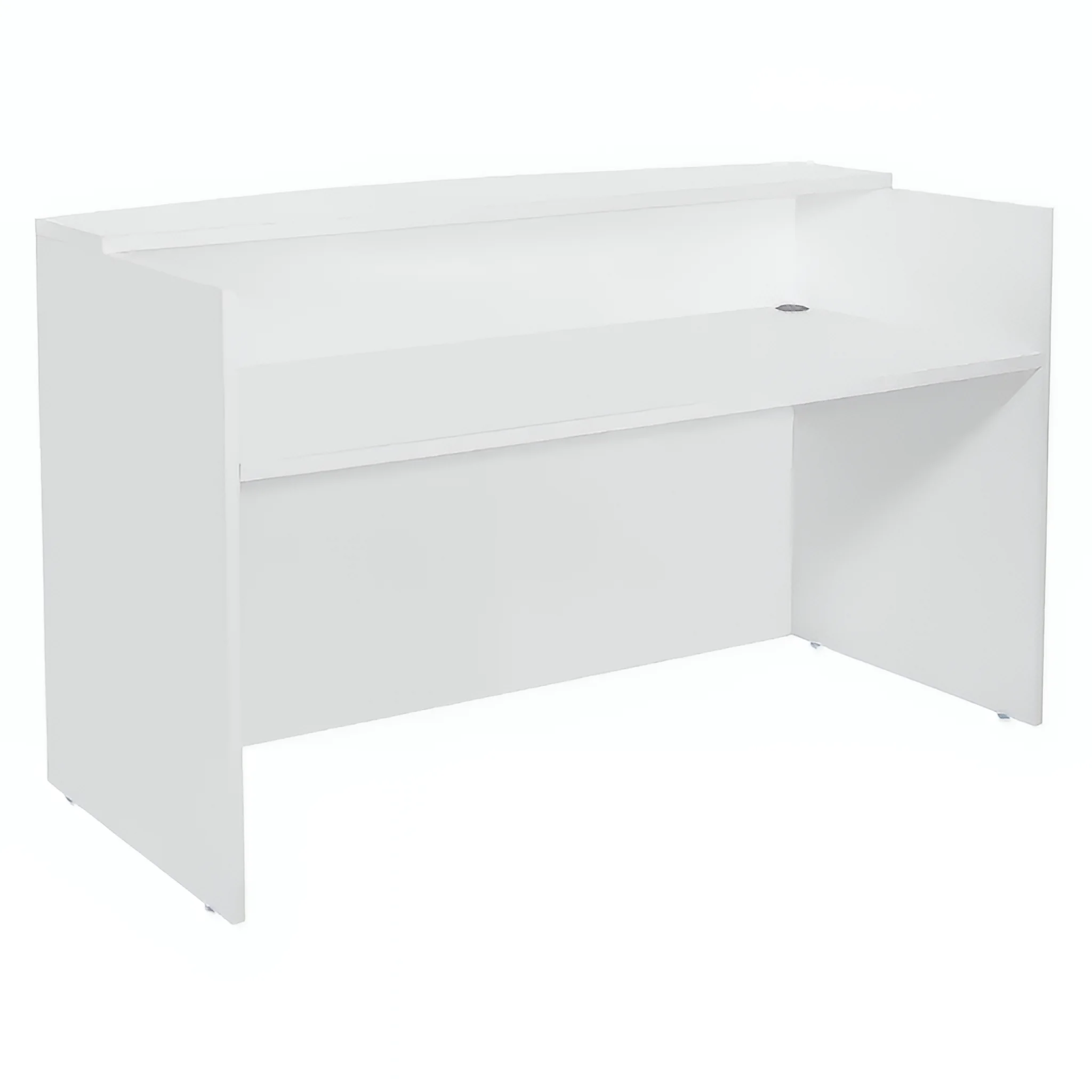 72in Reception Desk Shell by WFB Designs in White